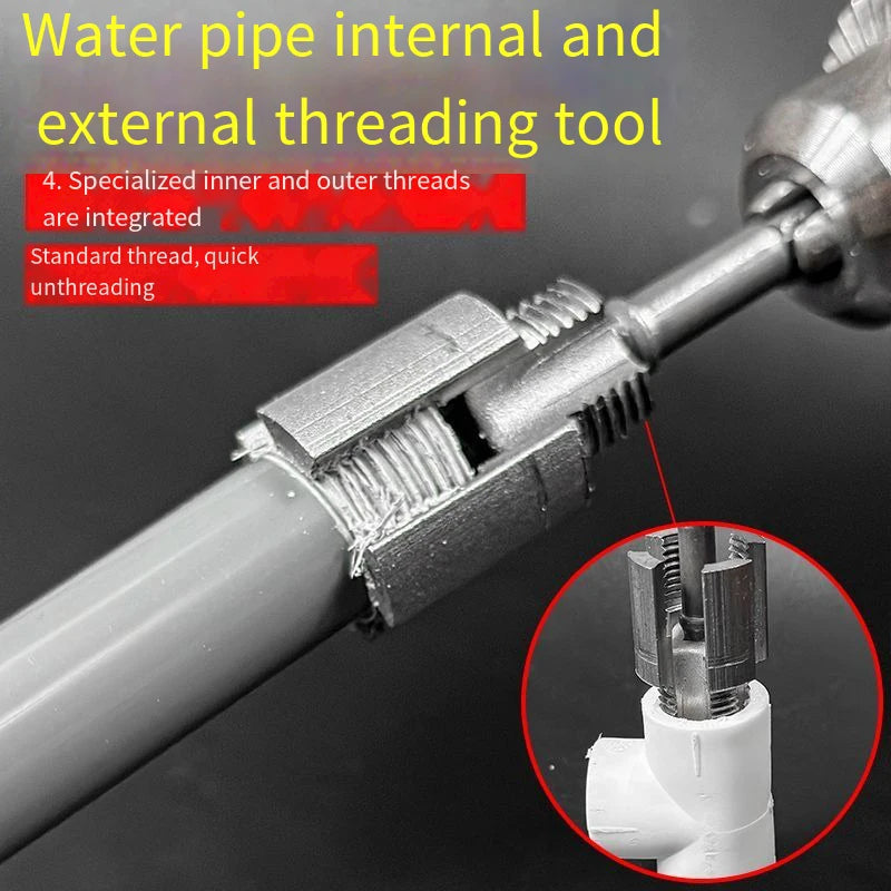 Pipe Thread Cutting Tool Integrated Internal External Threading Qme