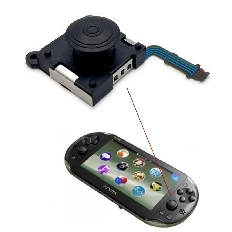 2pcs 3D Analog Joystick for PS Vita 2000 Replacement Parts Control Pad Stick for PSV 2000 Original Video Game Controller Button Qme