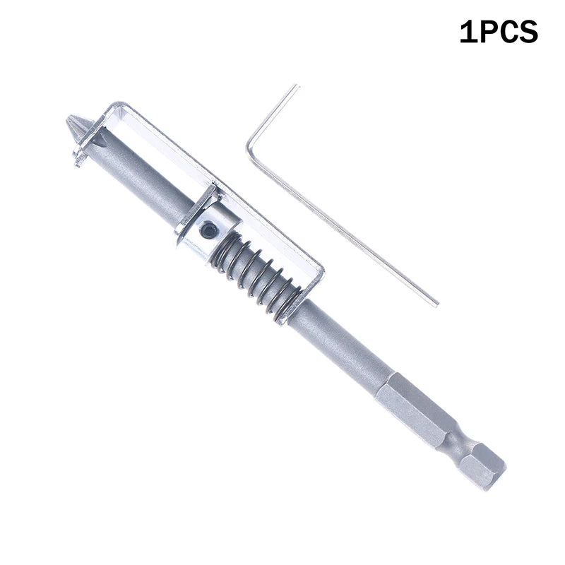Spring-Loaded Screw Holder Bit Wear Resist Anti-Drop Screwdriver Bit Universal Screw Retaining Tool For Electricians Mechanics Qme A1