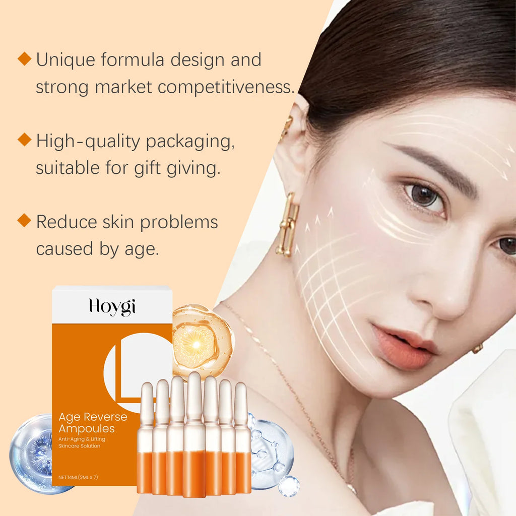 Astaxanthin Ampoule Essence Smoothing Wrinkle Tightening Fade Fine Lines Brighten Shrink Pores Moisturizing Face Care Essence Qme