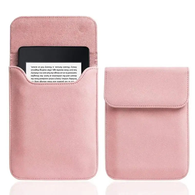 Matte Frosted Carrying Sleeve Magnetic Closure Soft Lining Dustproof Qme E 14x19cm