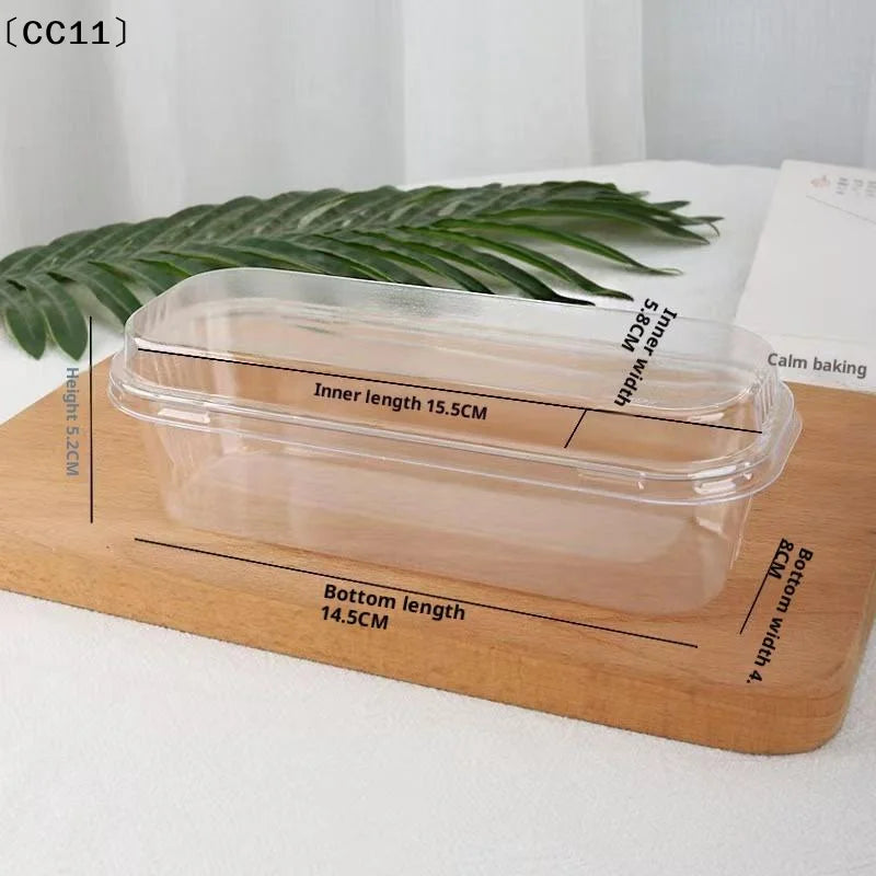 10 20 Mini Loaf Deli Dessert Container Desserts Cups Cake Box Qme