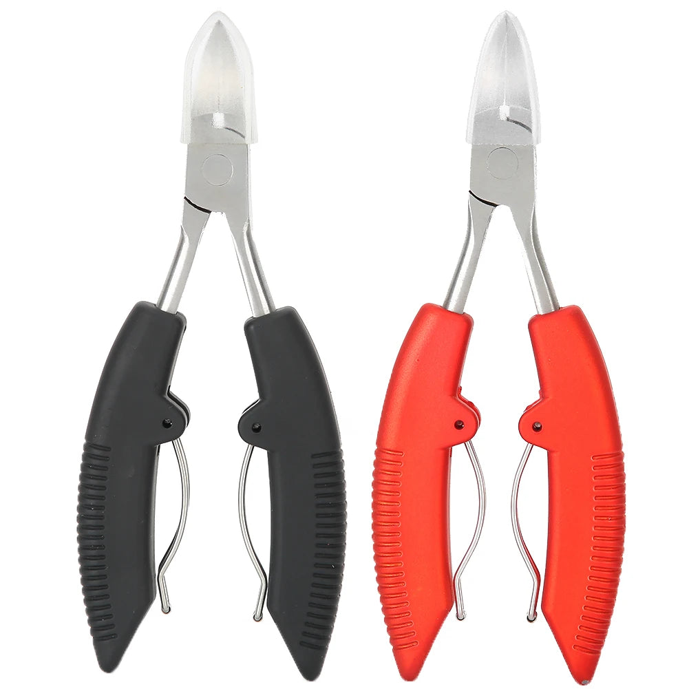 Professional Cuticle Scissors Fingernail Toenail Thick Ingrown Toe Nail Clippers Pliers Pedicure Tool Ingrown Toenail Clipper Qme