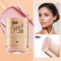 2-in-1 Concealer and Foundation Stick, Covers Dark Circles, Waterproof and Sweat-Resistant, Creates Flawless-Looking Makeup Qme 9518-150