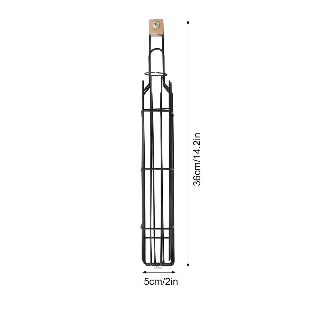 Bird Enrichment Toys Metal Feeding Cage Accessories Supports Feeders Qme
