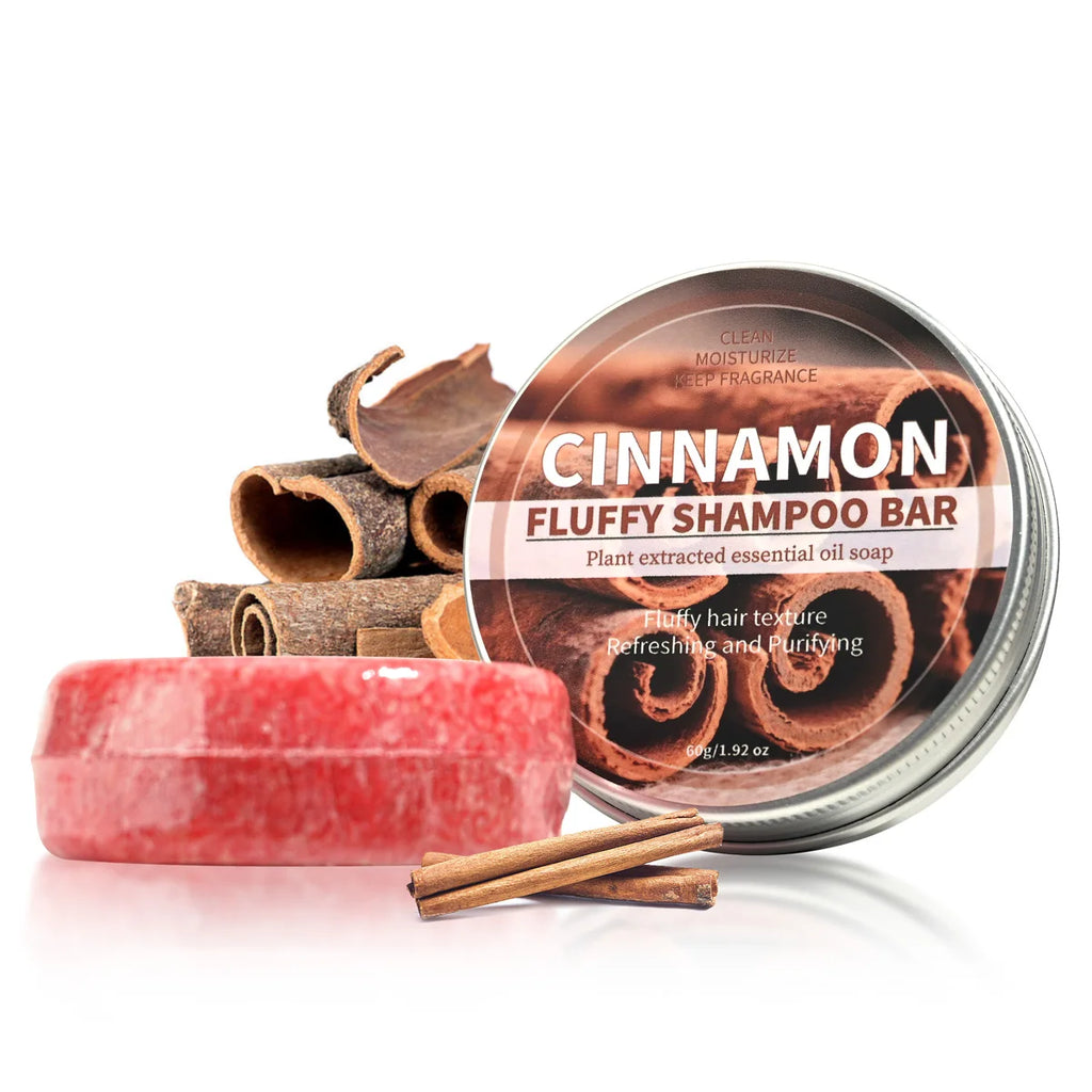 Cinnamon Essential Oil Shampoo Bar Natural Plant Spice Extract Qme