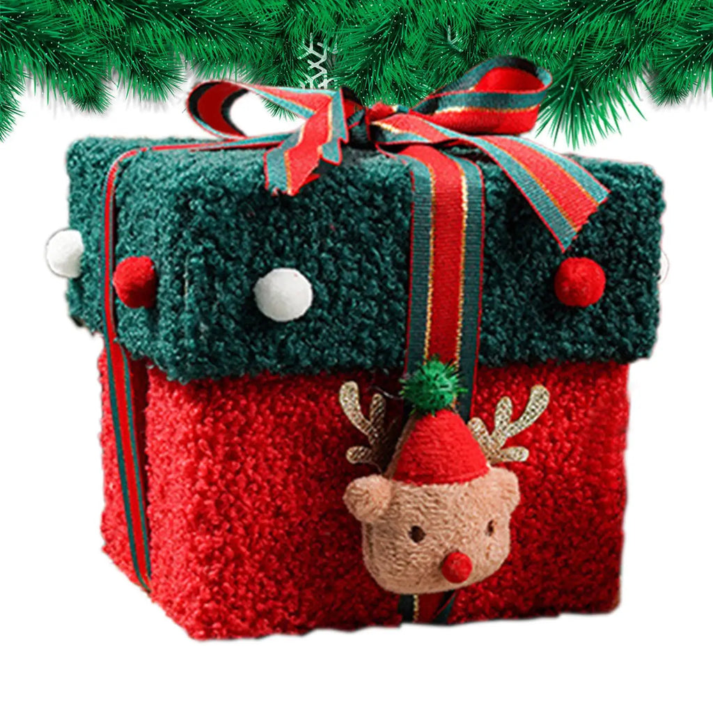 Christmas Goodie Boxes Kids Festive Decoration Snack Container Qme