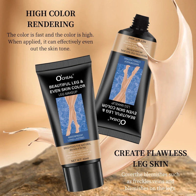 Concealer Leg Cream Waterproof Sweat Resistant Not Easy Fade Qme