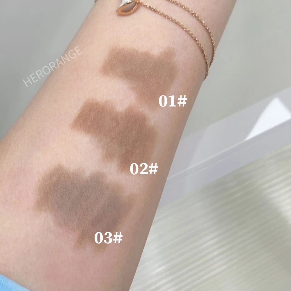 HERORANGE Double-ended Contour Pen for Contouring, Brightening with a Smudge Brush Qme