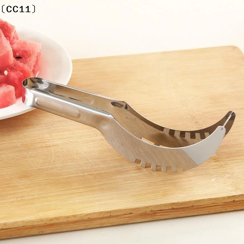 Stainless Steel Windmill Watermelon Cutter Artifact Salad Fruit Qme