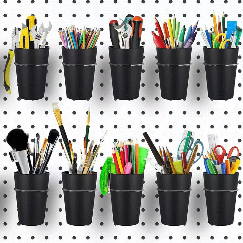 1 Set Pegboard Cup Holder Accessories For Craft Room Hook Baskets Ribbon Organizer Screw Tool For Organizing Accessories Tools Qme
