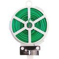 1 Roll/100M Home Multifunctional Plastic Steel Twist Tie Sturdy Reusable Garden Flower Plant Support Strap Tie Qme 1 Roll 200m
