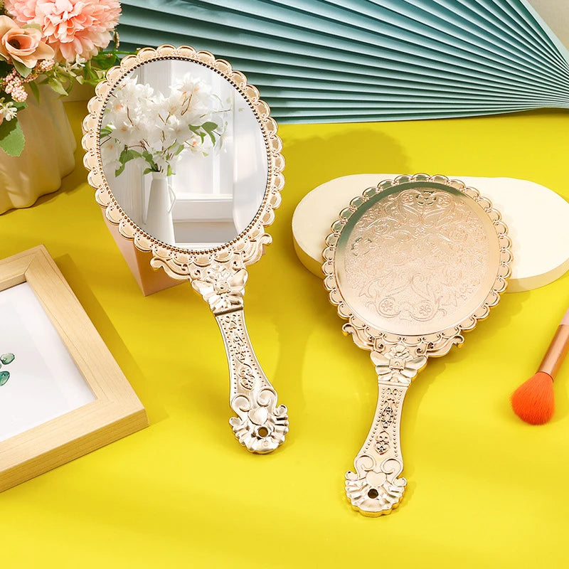 Noble Restore Ancient Ways Court Mirror Beauty Tool Rose Gold Qme