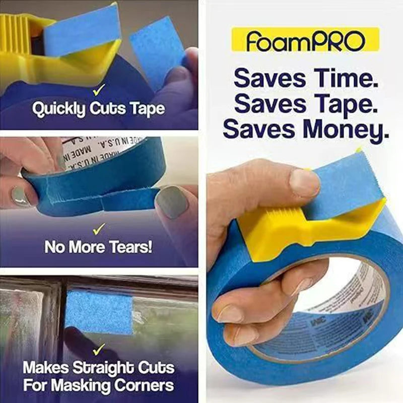 Tape Dispenser Cutter Painting Accessories Effortless Cutting Multi Qme
