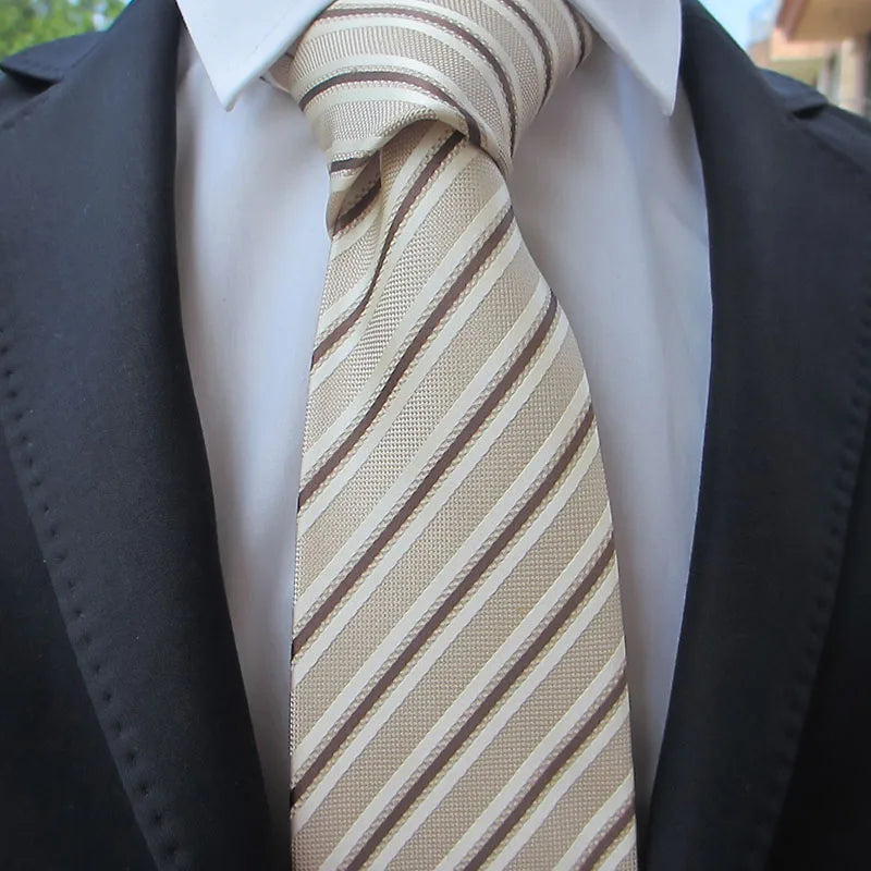 100 Silk Brown Red Gradient Patterned Neat Tie Men's Formal Business Qme RT9