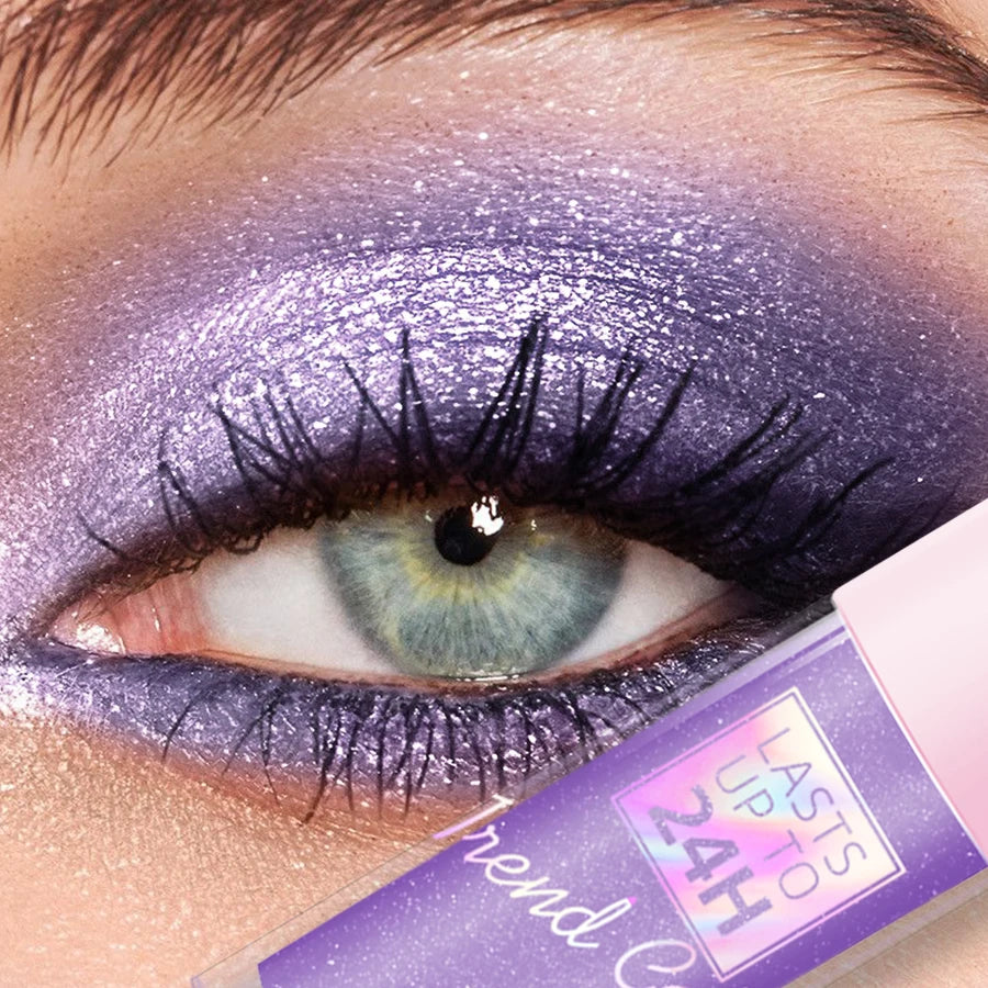8 Metallic Waterproof Liquid Eyeshadow-high Shine Long-lasting Qme 06