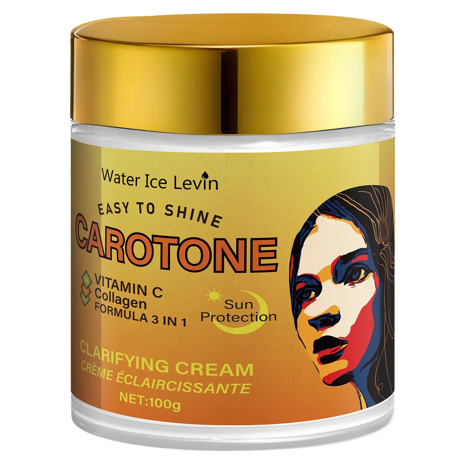 With Vitamin C + Collagen & sun protection for clarifying, long-lasting skin radiance. 100g Qme one 100g