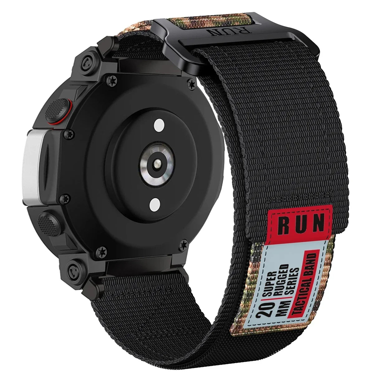 Nylon Strap For Amazfit T-rex 2 3 Ultra Watch Band For Huami Amazfit Trex Pro T Rex Sport Belt Smartwatch Bracelet Accessories Qme BlackMc For T-rex