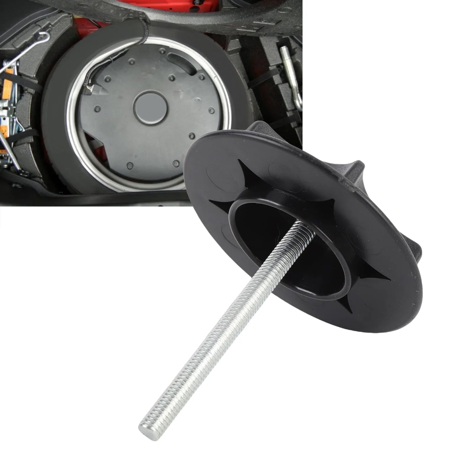 Spare Tire Hold Down Bolt Simple Installation Plastic Steel 74810 JY01B Spare Tire Retainer Clamp OEM Standard for Vehicle Qme