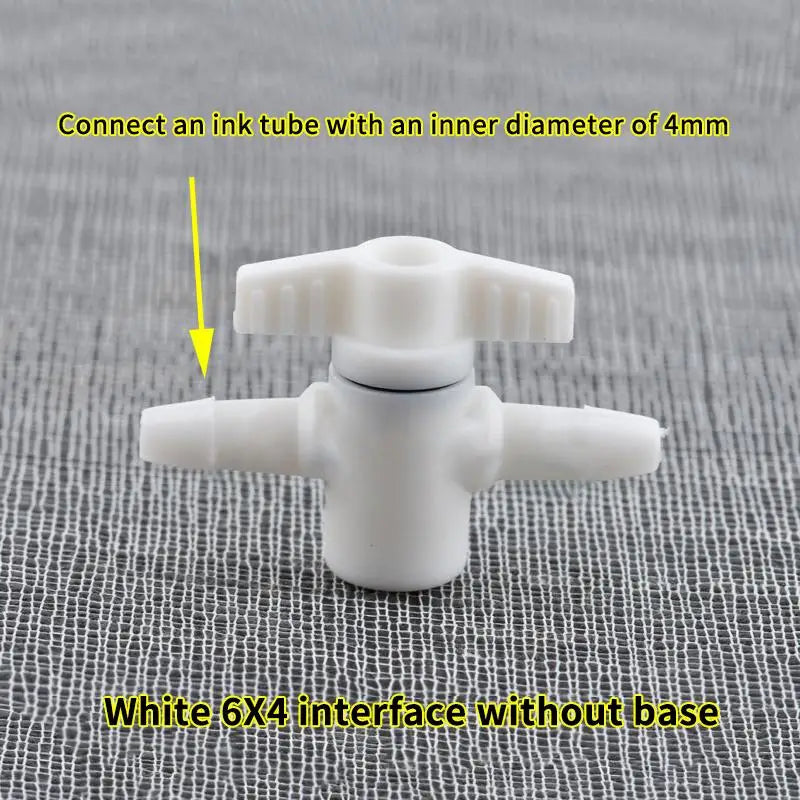 2 Way Ink Valve Plastic Mini Portable Lightweight On-site Printer Qme