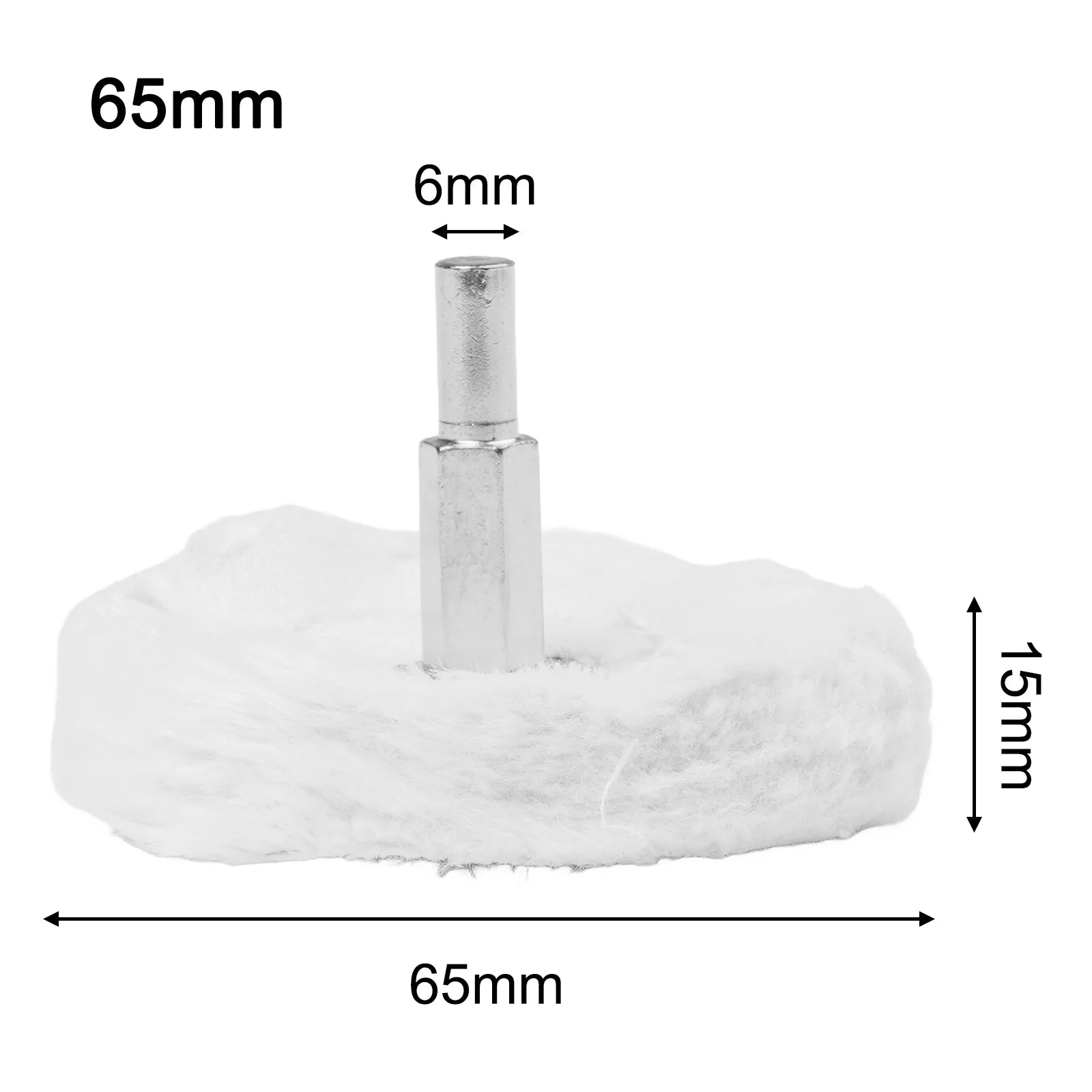 1Pc 50/65/75/100mm Cloth Polishing Mop Wheel Pad For Power/ Battery Drill Buffing Grinder Polishing Wheel Tool Qme 65mm