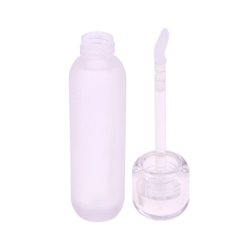 Empty Clear Lip Gloss Tube Refillable Mini Container Balm Lipstick Qme