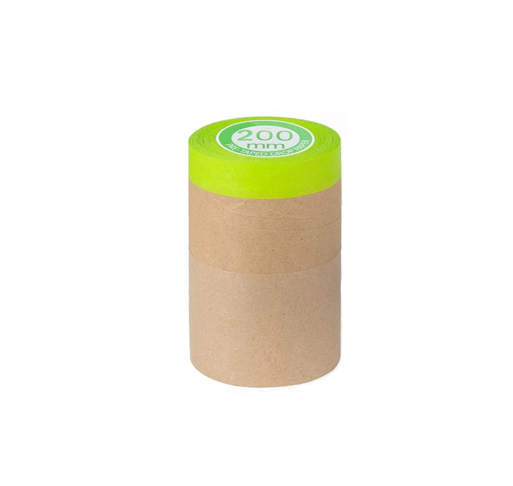 1/3 Rolls 20cm Pre-Taped Masking Film Painting Drop Painters Paper Roll, Assorted Paint Masking Paper for Car Furniture Wall Qme 1 Roll
