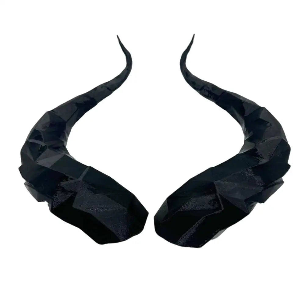 Car 3D Devil Horns Sticker Auto Roof Horn Decoration Suv Sedan Qme G