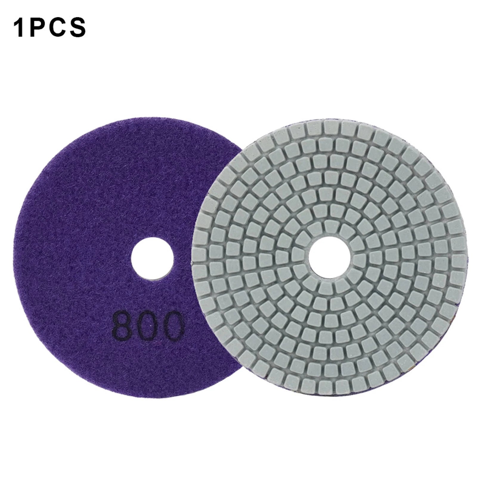 4 Inch 100mm Polishing Pads Wet/Dry For Granite Stone Concrete Marble Polishing Use Grinding Discs Pad Tools Qme 800grit