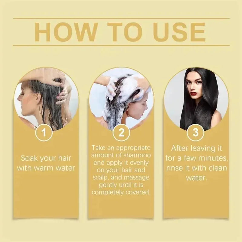 Plant Bubble Hair Dye Shampoo No Irritation Natural Hair Dye Gray White To Black Long Lasting Coloring Fashion Style Hair Care Qme