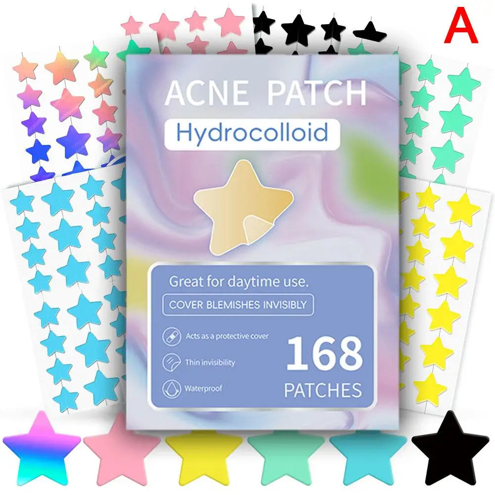 Colorful Star Pimple Patch Acne Colorful Invisible Acne Removal Skin Care Stickers Concealer Face Spot Beauty Makeup Tools Qme A CN