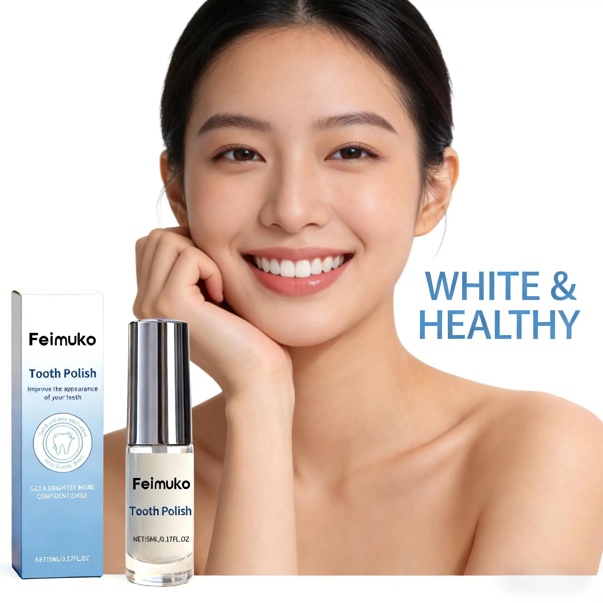Teeth Paint Whitening Brighten Smile Repair Enamel Remove Yellow Stain Reduce Bad Odor Fresh Breath Oral Cleaning Care Liquid Qme