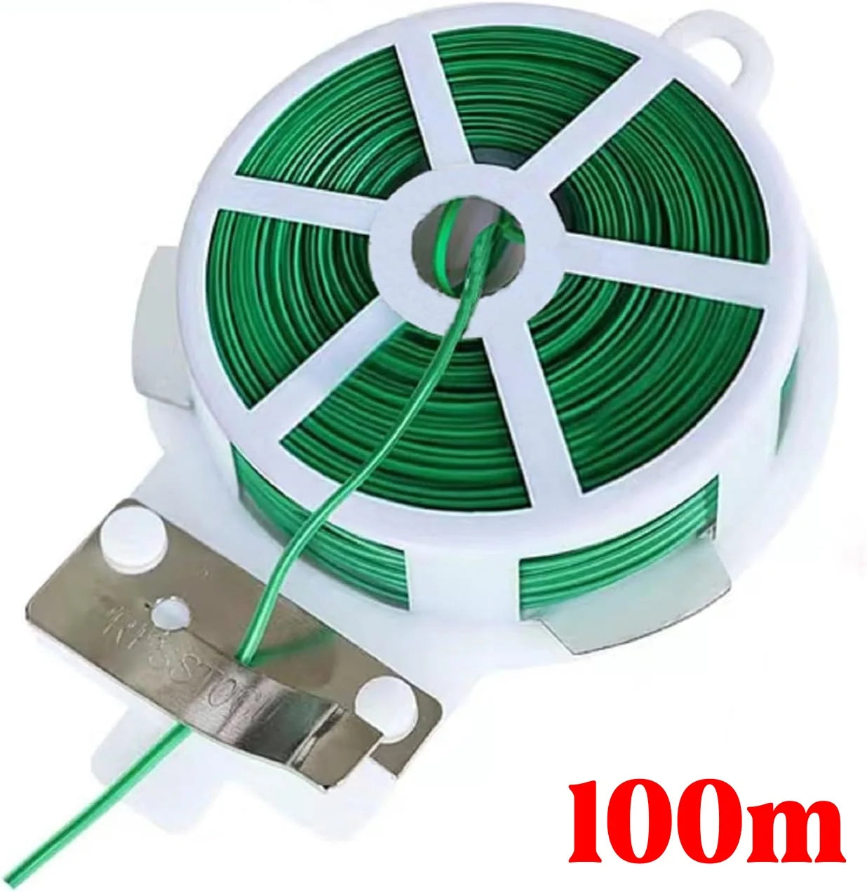 20/50/100M Garden Strapping Bundle Wire Reusable Plants Gardening Flower Support Strap Tie Plant Climbing Cane Fixed Twist Ties Qme 100m