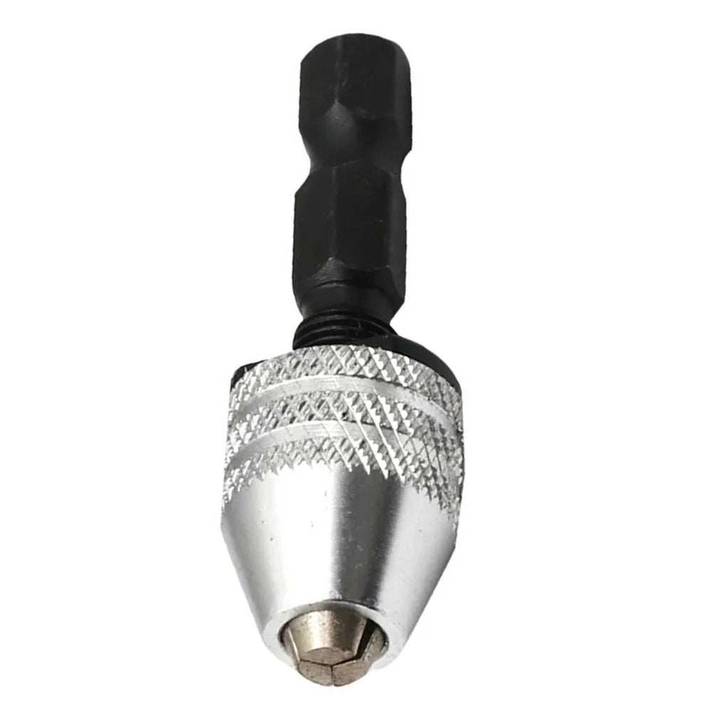 0.3-3.4mm Keyless Drill Chuck Converter Electric Drill Bits Collet Converter 1/4'' Hex Shank Adapter Quick Change Qme