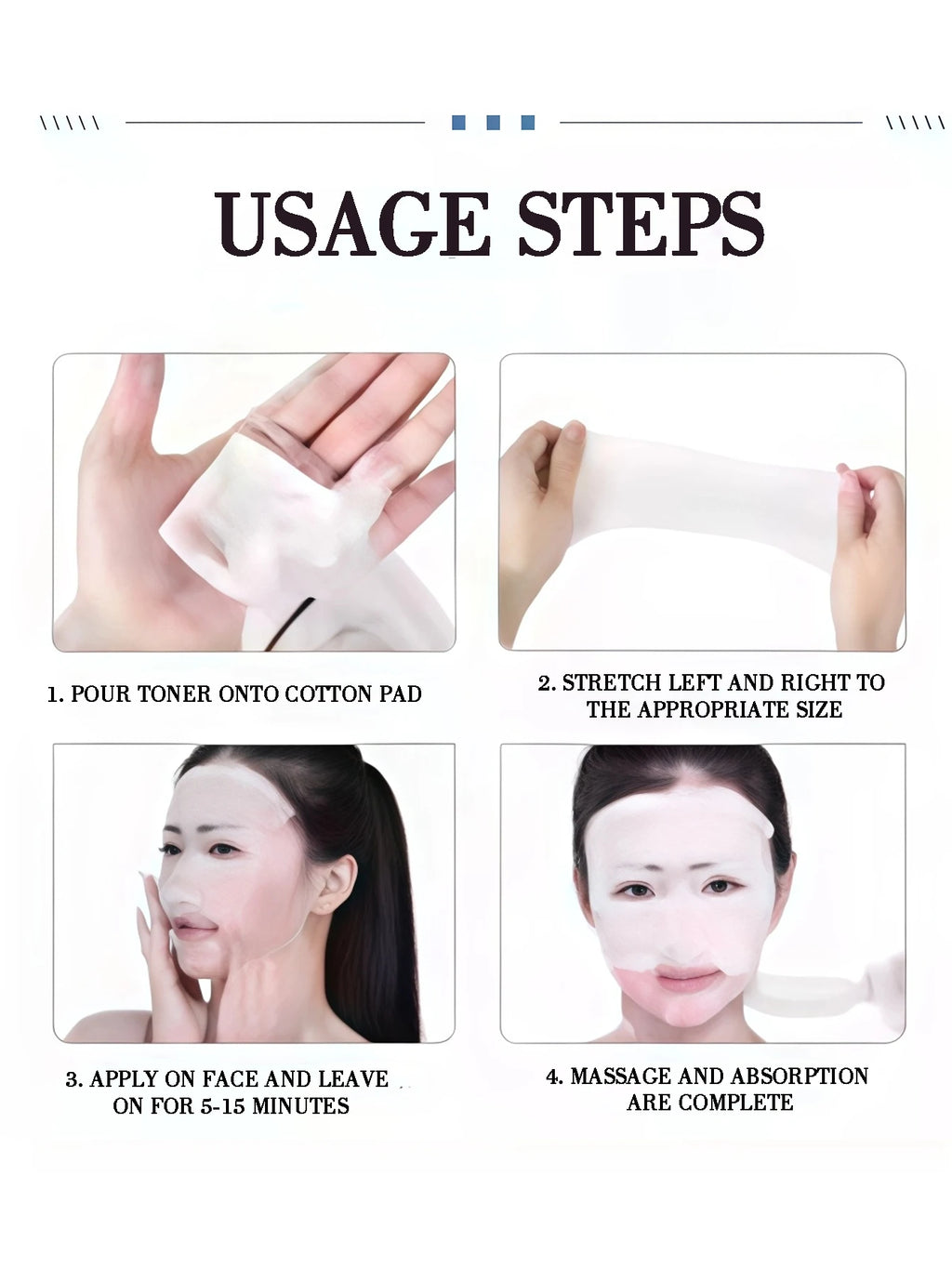 Mask Paper Soft Sk Multi Functional Cotton Pad Wet Special Qme