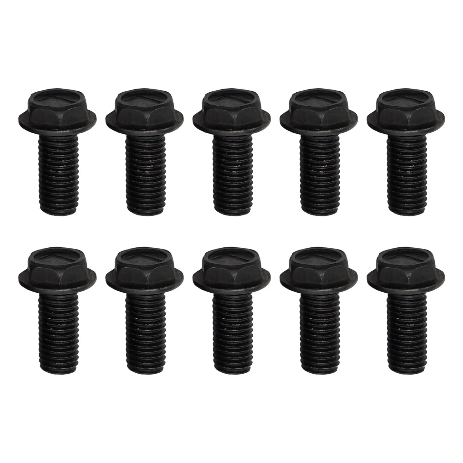 10 Pcs Saw Blade Screw M8 M7 M6 Left Hand Thread Hex Flange 6mm/7mm/ 8mm For Cutting Machine High Strength And Hardness Qme