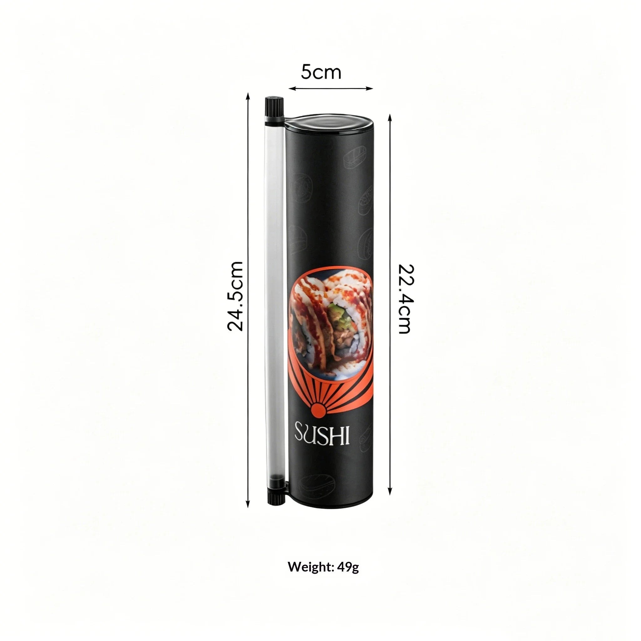 Food Grade Sushi Mold Cone Push Up Paper Bucket Package Box Round Qme A5