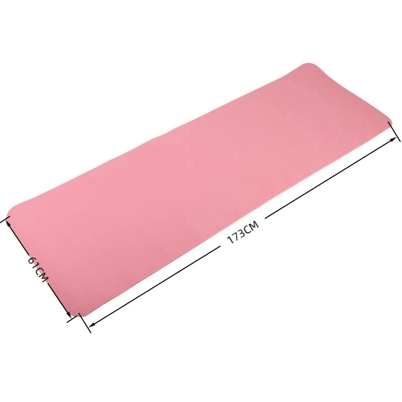 Exercise Yoga Pilates Gymnastics Mat Thick Anti-skid Sports Fitness Qme