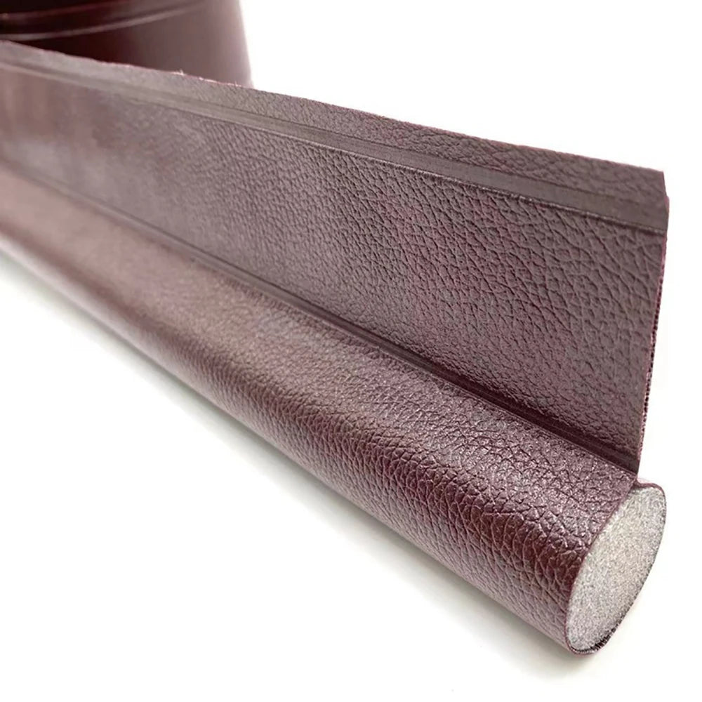 1pc Door Bottom Seal Strip Cuttable Insulation Under Door Draft Blocker Windproof Anti-Cold Gap Weather Stripping Acoustic Foam Qme Single coffee