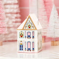 Holiday Village Spice House Set, Mini Christmas Gingerbread Houses Jars, Festive Decor Kitchen Countertop Christmas Candle Qme B