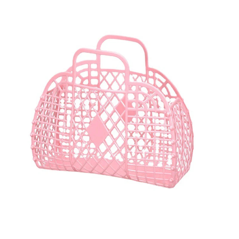 Shopping Basket Home Storage Organization Detachable Shower Plastic Qme