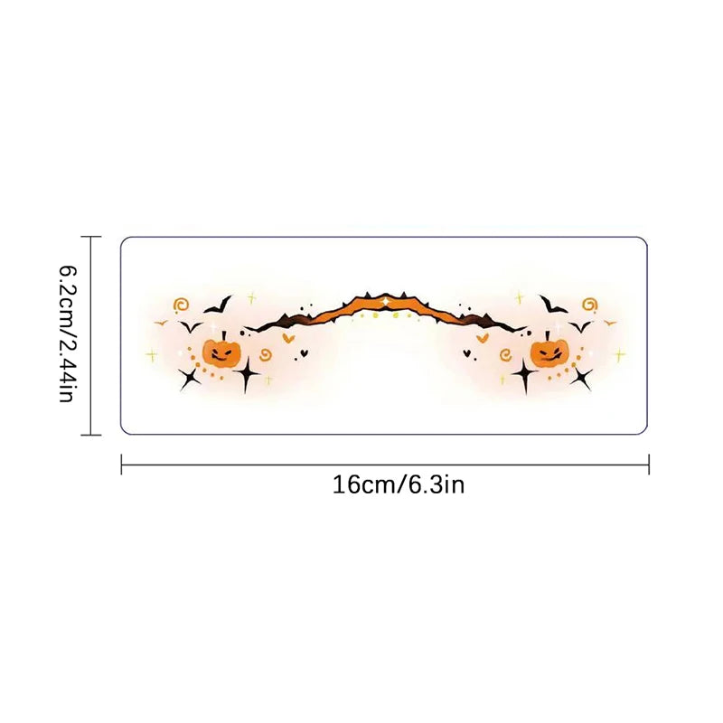 Halloween Vampire Bat Fake Freckles Temporary Tattoo Stickers Child Qme