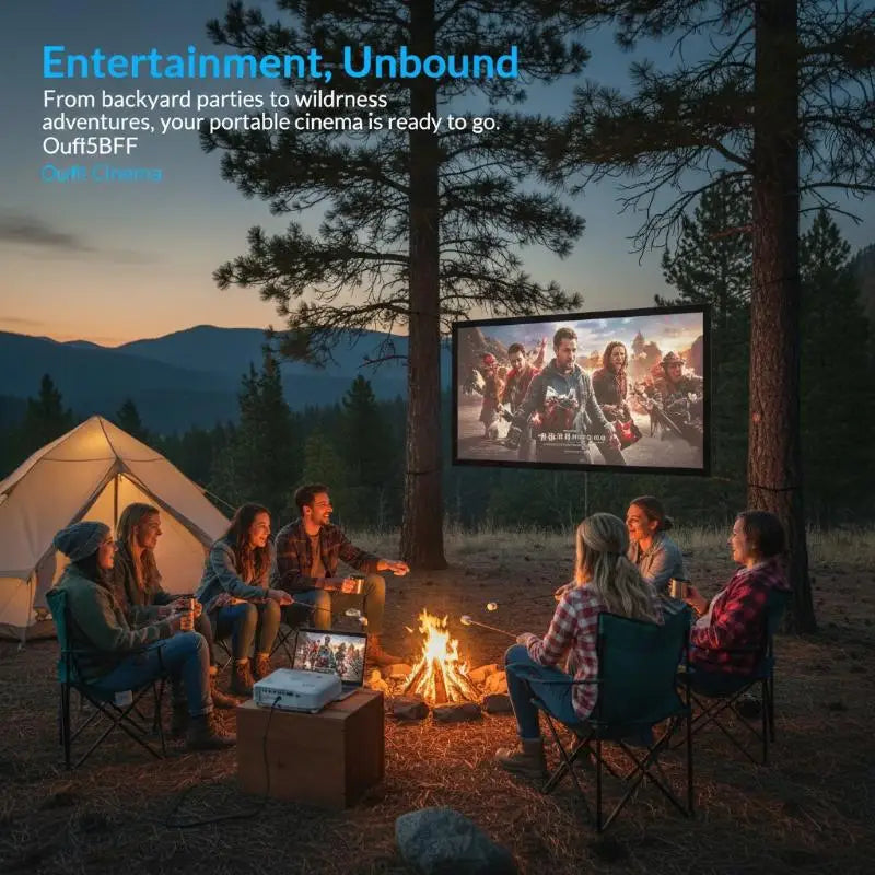 Portable Anti-light Projector Screen Easy Use Multiple Sizes Qme