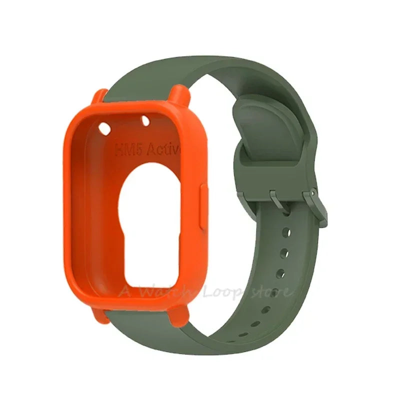 Silicone Case Strap Redmi Watch 5 Lite Active Repacement Bracelet
