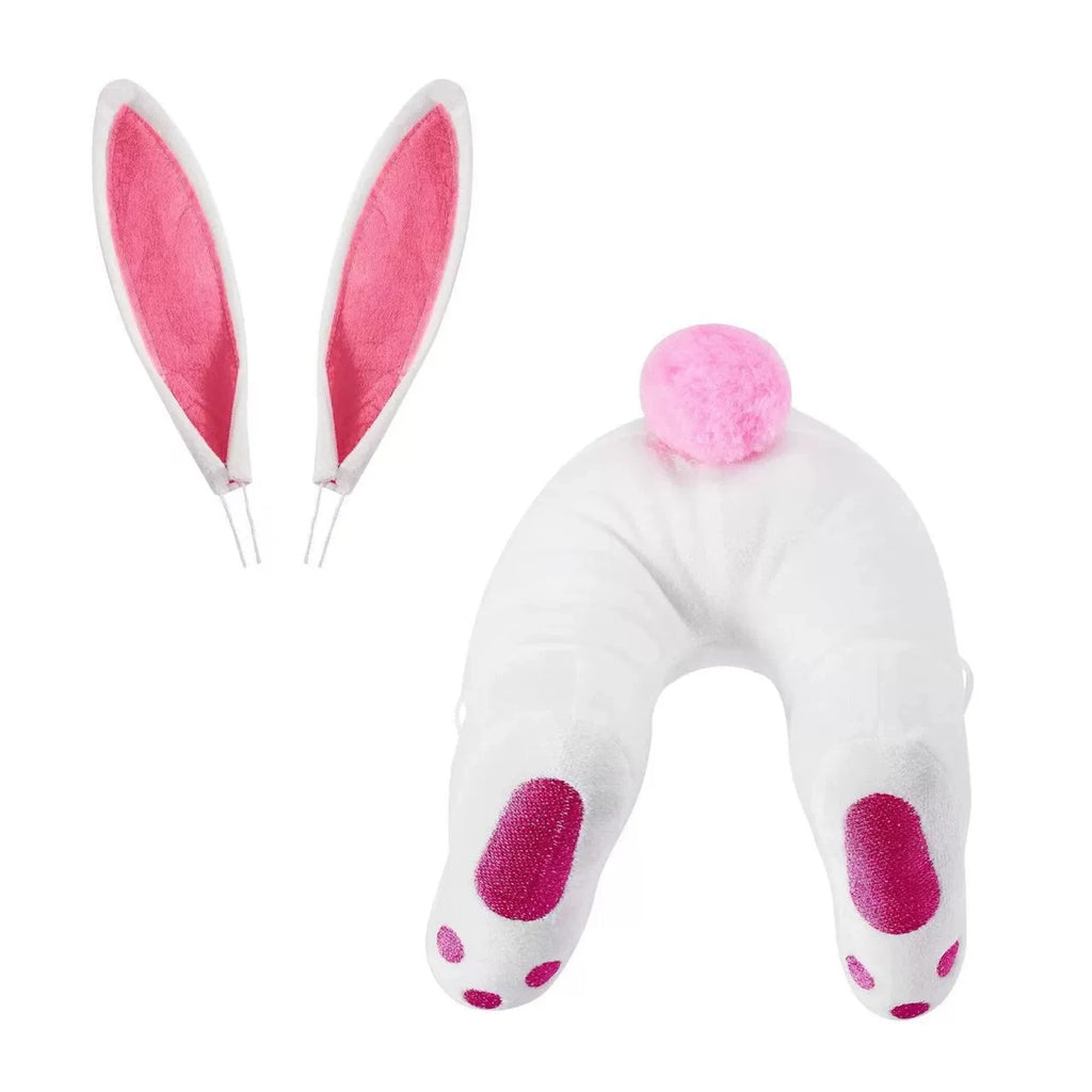 Easter Stuffed Bunny Butt Wreath Kit Cute Butt with Ears for Home Living Room Wall Door Hanging Cartoon Welcome Sign Wreath Qme B