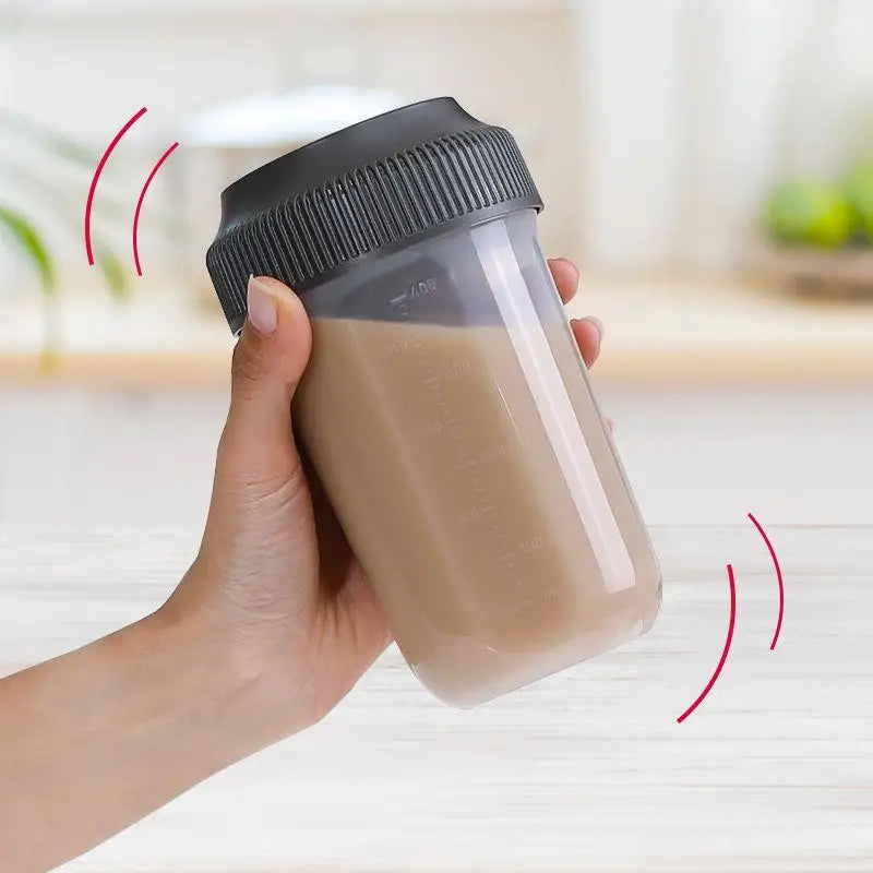 Fitness Shaker Cup Men Women Sports Protein Powder Milkshake Mixing Qme