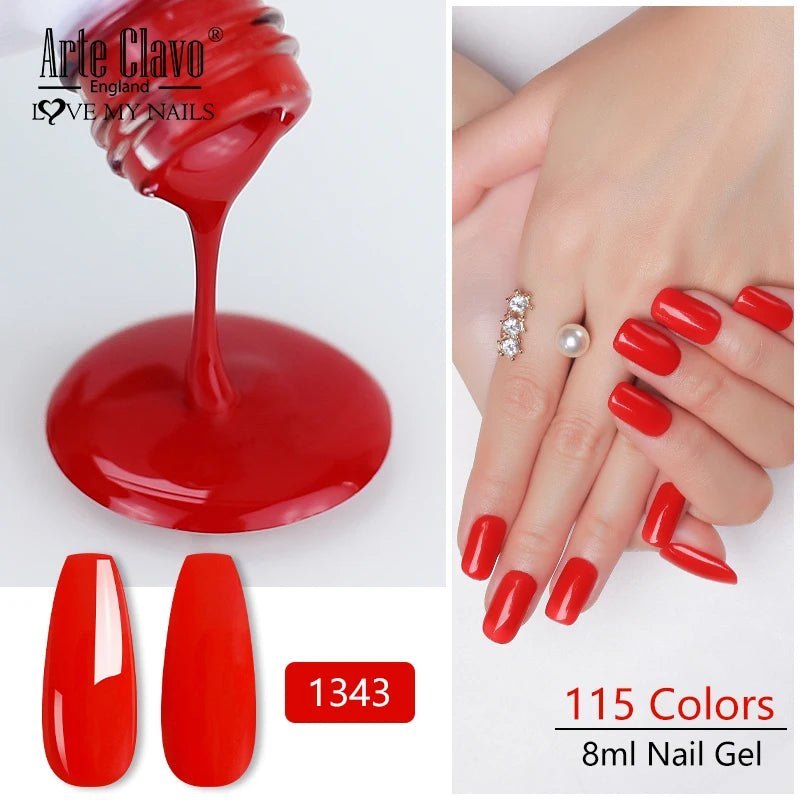 Arte Clavo Art Nails Varnish Base Coat Gel Nail Polish UV LED Lamp Qme