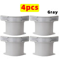 Universal Bedsheet Corner Tightener Clips Invisible Bedspread Secure Holder with Heavy-Duty Mattress Straps Sheets Slot Locks Qme Gray- 4pcs