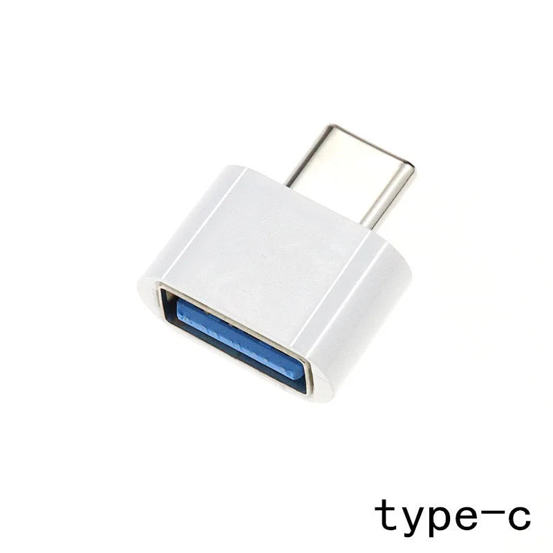 50pcs Type-c Charger Adapter, Micro Usb To Type C, Usb-c Cable for Plus Qme type-c white