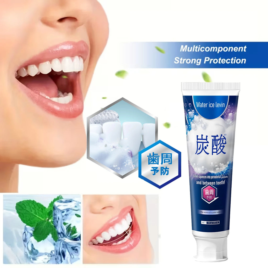 Remineralizing Hydroxyapatite Toothpaste with Vitamin C & Ceramide, Deep Clean Periodontal Pockets, Moisturizing Mint Flavor Qme